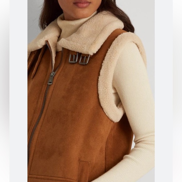 Ralph Lauren Faux Shearling Vest - Picture 3 of 6